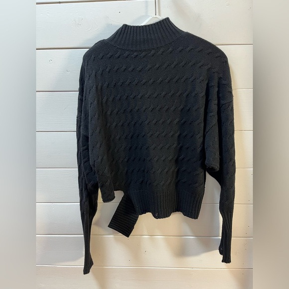 ❣️PINKO – Black Textured Turtleneck Sweater – Size S - Picture 11 of 14